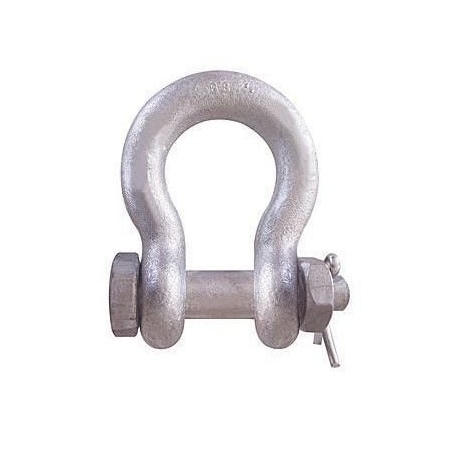 Anchor Shackle, 17 Ton, 112 In, 163 In Pin Dia, BoltNutCotter Pin, 563 In Inner Length, 312